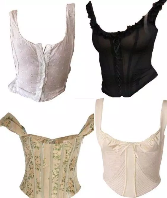 Các kiểu dáng corset vừa mang sắc màu của quá khứ vừa mang đường nét của hiện tại (Ảnh: Internet)