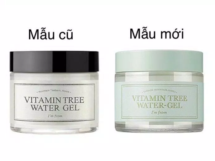 I’M FROM Vitamin Water Gel mẫu cũ và mẫu mới (Nguồn: Internet)