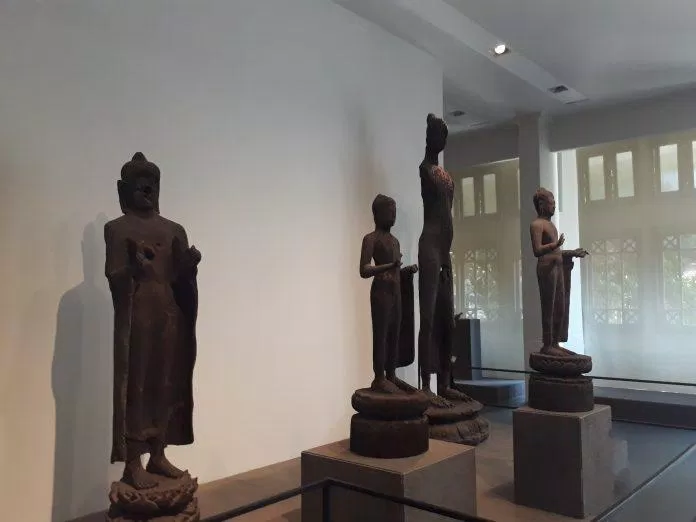 Hiện vật được trưng bày tại bảo tàng. (Ảnh: Thủy Tiên) Hiện vật được trưng bày tại bảo tàng. (Ảnh: Thủy Tiên)