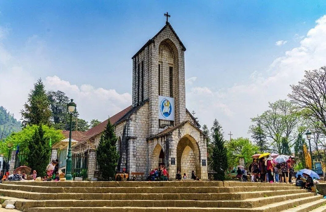 Nhà thờ đá Sa Pa. (Ảnh: Internet) Nhà thờ đá Sa Pa. (Ảnh: Internet)
