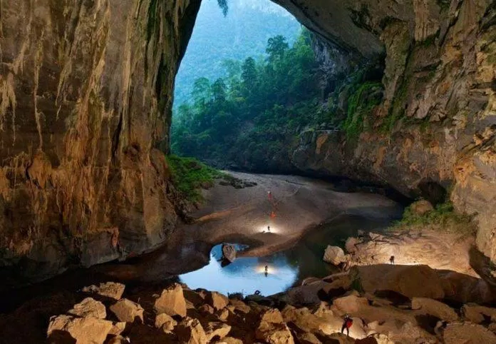 Vẻ đẹp của hệ thống hang động ở Quảng Bình. (Ảnh: Internet)