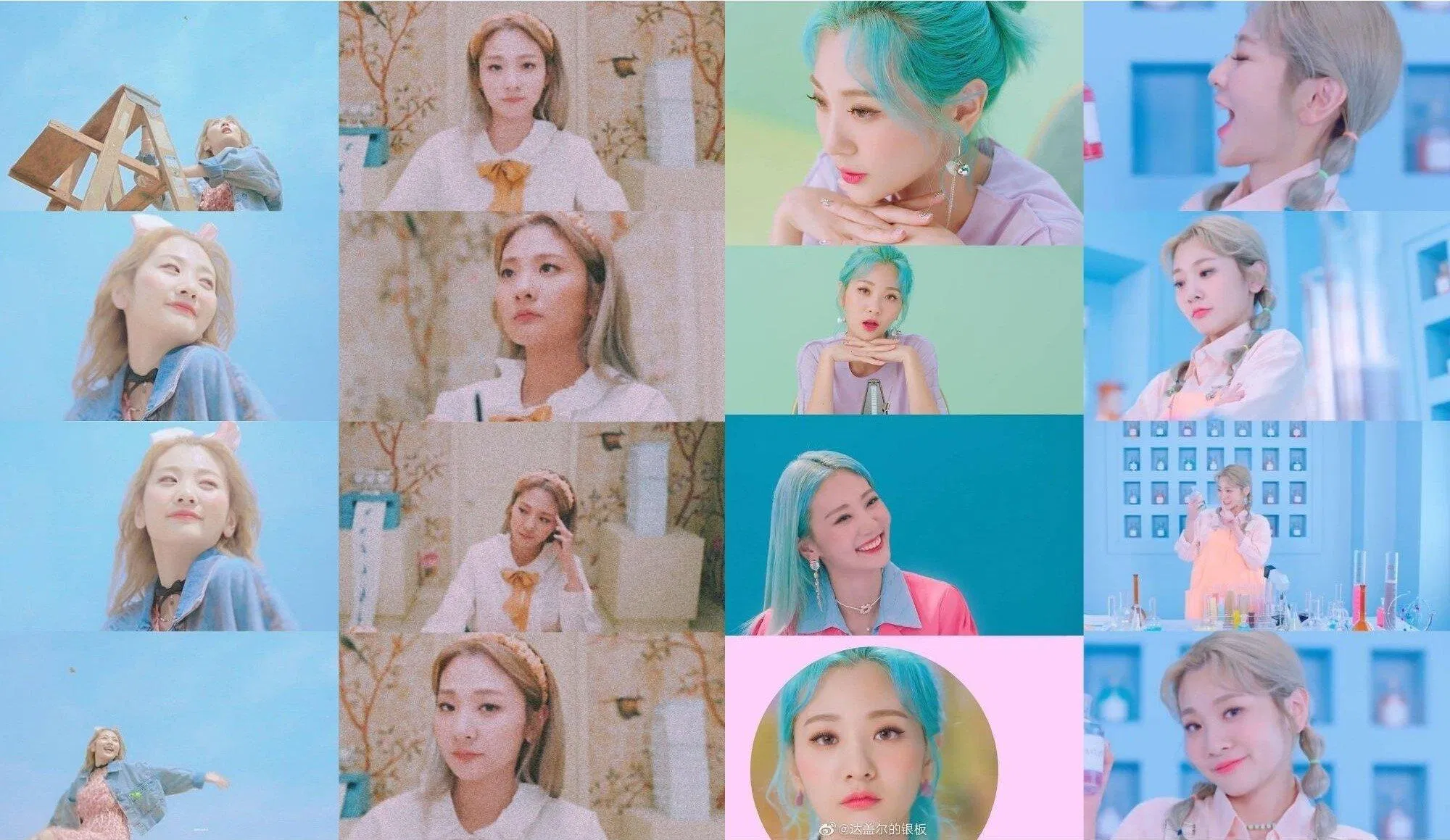 Cô rất chăm chỉ thay đổi kiểu tóc với nhiều phong cách khác nhau qua từng album Cô rất chăm chỉ thay đổi kiểu tóc với nhiều phong cách khác nhau qua từng album