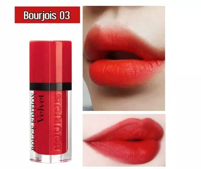 Bourjois Rouge Edition Velvet 03 màu Hot Pepper(Nguồn Internet)