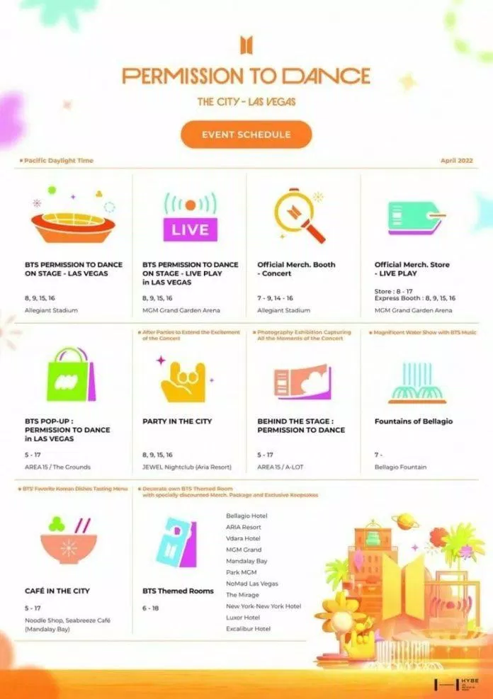 Chuỗi các hoạt động theo chủ đề BTS trong 2 tuần diễn ra concert (Nguồn: Internet) Chuỗi các hoạt động theo chủ đề BTS trong 2 tuần diễn ra concert (Nguồn: Internet)