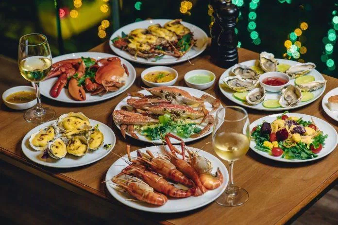 Các món ăn tại Nhà hàng buffet hải sản Saigon Café Restaurant (Ảnh Internet)