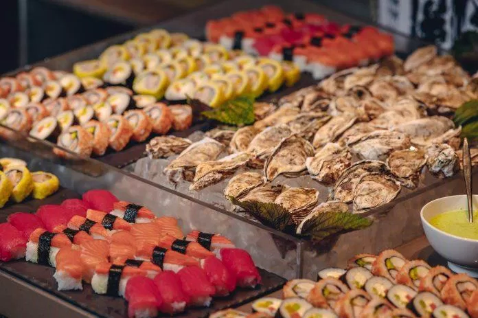 Các món ăn tại Nhà hàng buffet hải sản Saigon Café Restaurant (Ảnh Internet)