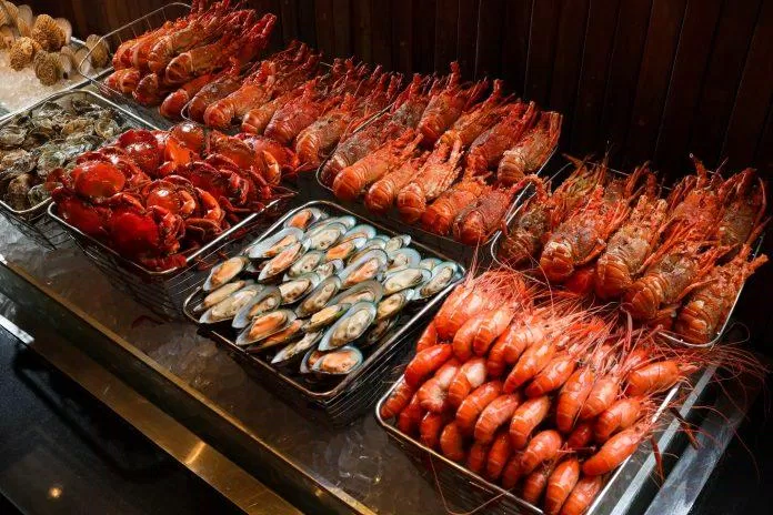 Các món ăn tại Nhà hàng buffet hải sản The Log Restaurant Hồ Chí Minh (Ảnh The LOG)