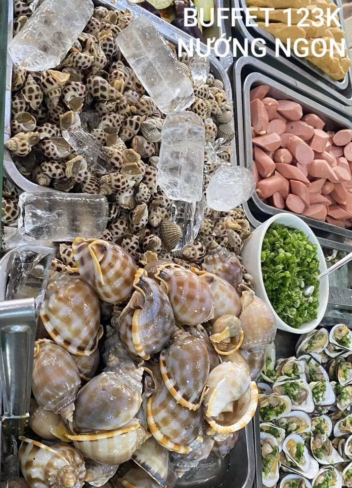 Các món ăn tại Nhà hàng buffet hải sản Hiệp Thành Hồ Chí Minh (Ảnh Buffet 123K)