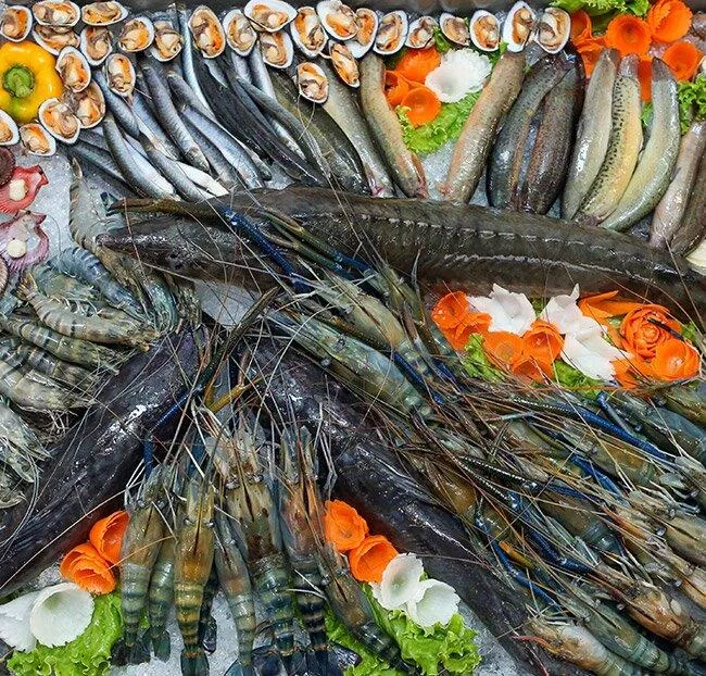 Các món ăn tại Nhà hàng buffet hải sản Sunny BBQ (Ảnh Internet)