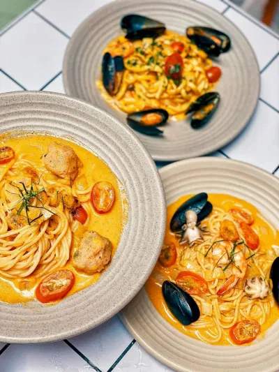 Mì Ý Cheese Pasta Nguồn: Internet