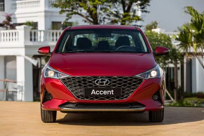 Đầu xe Hyundai Accent (Ảnh: Internet).