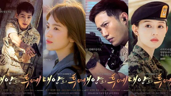 Poster phim Hậu duệ mặt trời (Ảnh: Internet)