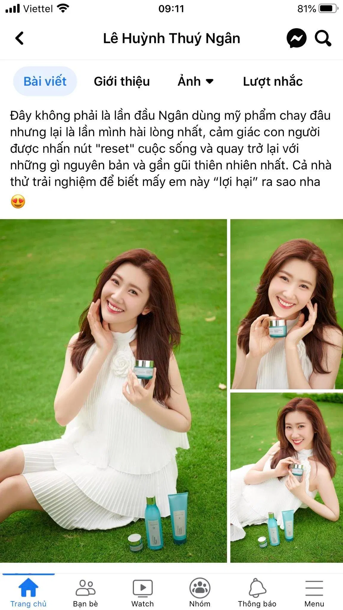 Diễn viên Thúy Ngân