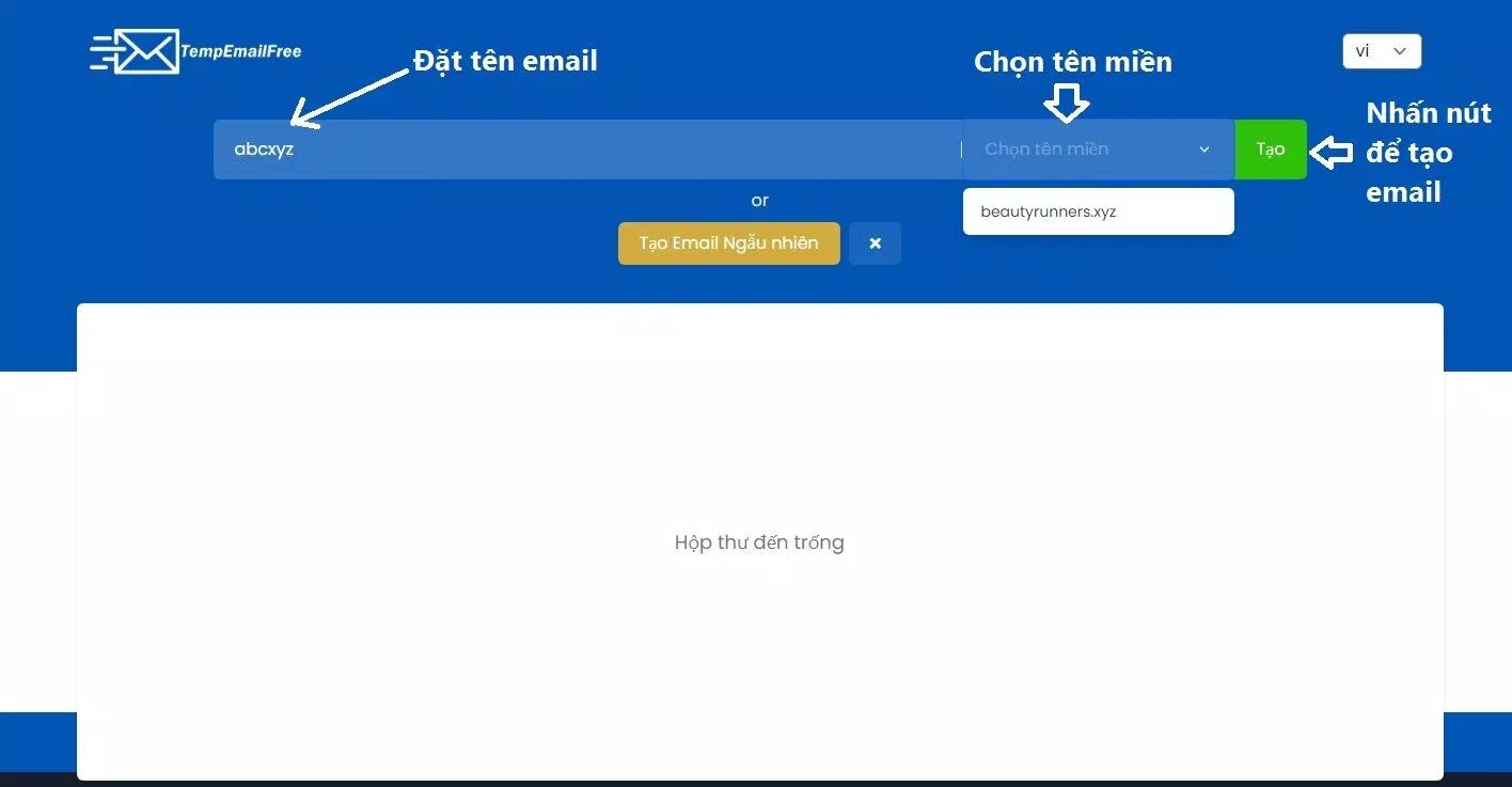 Tạo tên email theo ý muốn (Ảnh: BlogAnChoi).