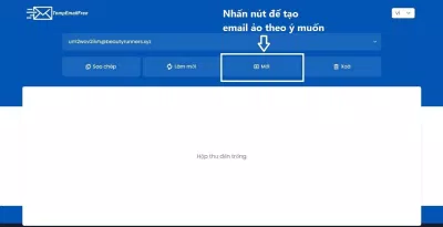 Tạo email theo ý muốn bằng nút Mới (Ảnh: BlogAnChoi). Tạo email theo ý muốn bằng nút Mới (Ảnh: BlogAnChoi).