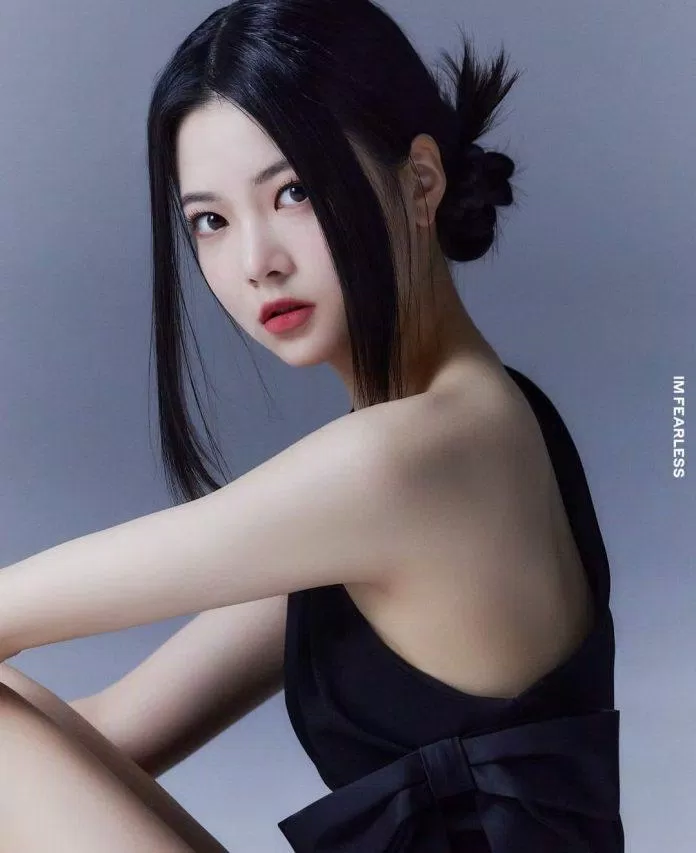 Thành viên Hong Eunchae của nhóm nhạc LE SSERAFIM. (Ảnh: Internet) Thành viên Hong Eunchae của nhóm nhạc LE SSERAFIM. (Ảnh: Internet)