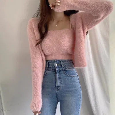 Set len lông thỏ Forgirl kiểu dáng Croptop - Forgirl_vn (Nguồn: Internet)