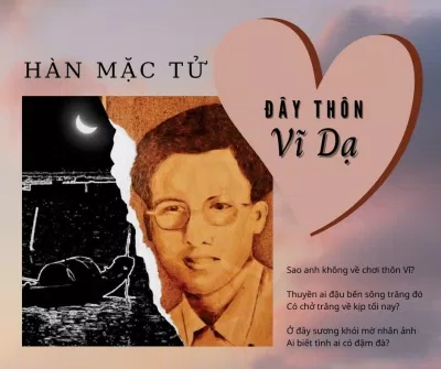 Hàn Mặc Tử - Nhà thơ khởi xướng cho dòng thơ lãng mạn hiện đại Việt Nam. (Ảnh: Internet) Hàn Mặc Tử - Nhà thơ khởi xướng cho dòng thơ lãng mạn hiện đại Việt Nam. (Ảnh: Internet)