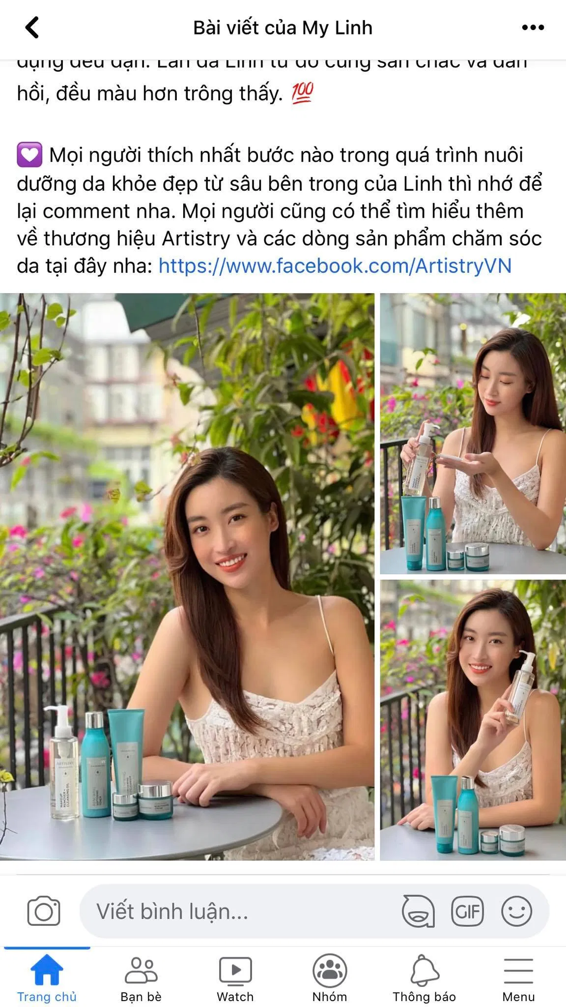 Hoa hậu Đỗ Mỹ Linh