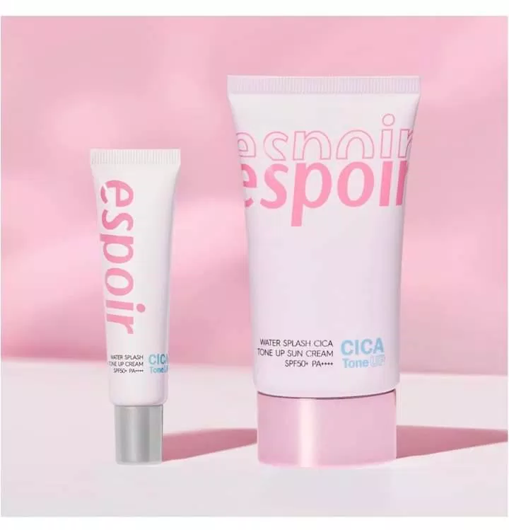 Kem chống nắng Espoir Water Splash Cica Tone Up Sun Cream có phiên bản hồng ngọt ngào và trẻ trung (nguồn: internet)