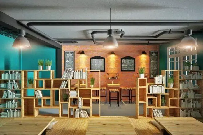 Khu café sách & bar lounge (Nguồn: Internet)