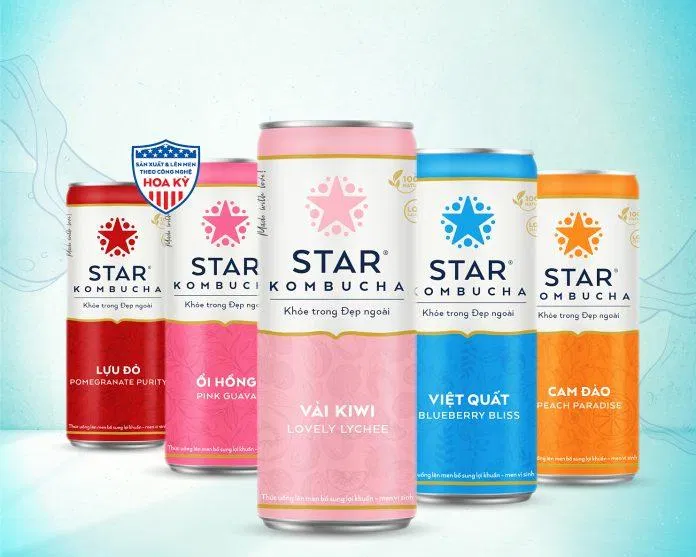 Với hơn 11 vị khác nhau Star Kombucha mang đến những trải nghiệm tuyệt vời khi uống (nguồn: internet)