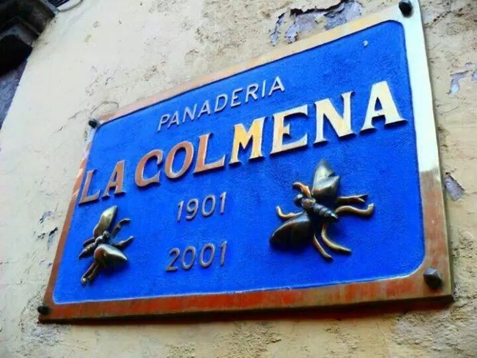 Biển hiệu của La Colmena Panaderia (Ảnh: Internet)