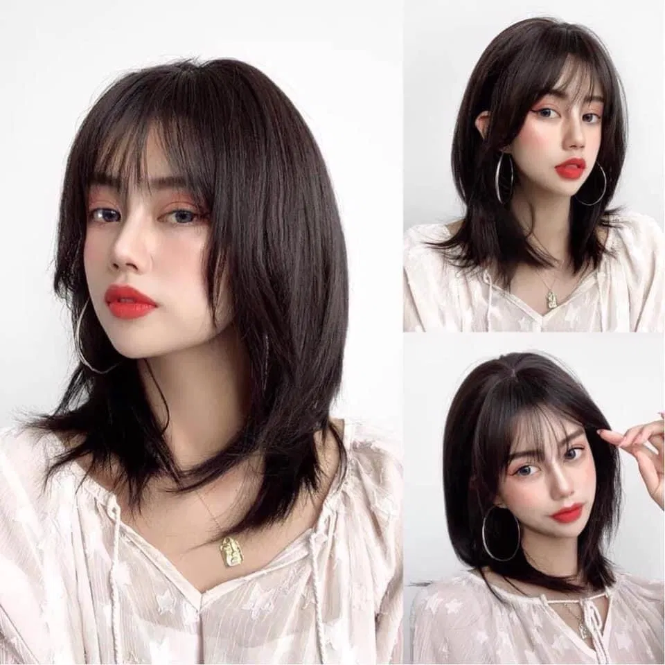 Kiểu tóc thời thượng này là sự lựa chọn tuyệt vời cho mọi loại hình dáng mặt khác nhau (Nguồn: Internet)