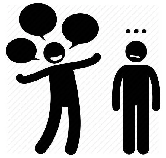 Khi lo lắng chúng ta thường có xu hướng nói nhiều hơn (Ảnh: Internet) Khi lo lắng chúng ta thường có xu hướng nói nhiều hơn (Ảnh: Internet)