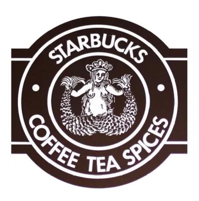 Hình dáng logo đầu tiên của Starbucks (Ảnh: Internet). Hình dáng logo đầu tiên của Starbucks (Ảnh: Internet).