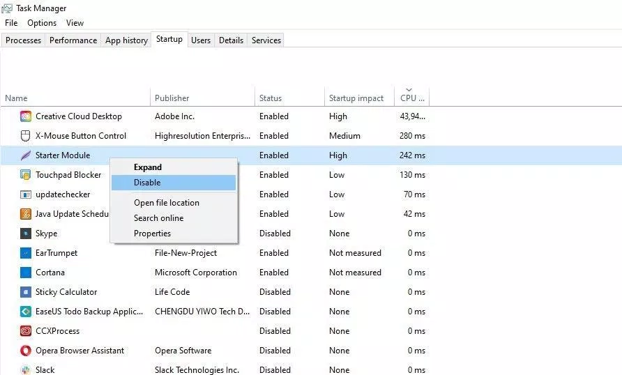 Tắt các chương trình tự khởi chạy trong Windows (Ảnh: Internet). Tắt các chương trình tự khởi chạy trong Windows (Ảnh: Internet).