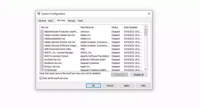 Các dịch vụ chạy trong máy được liệt kê (Ảnh: Internet). Các dịch vụ chạy trong máy được liệt kê (Ảnh: Internet).