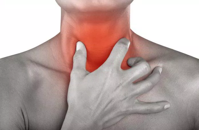 Ngứa cổ họng do nhiễm trùng Omicron (Nguồn: Internet).