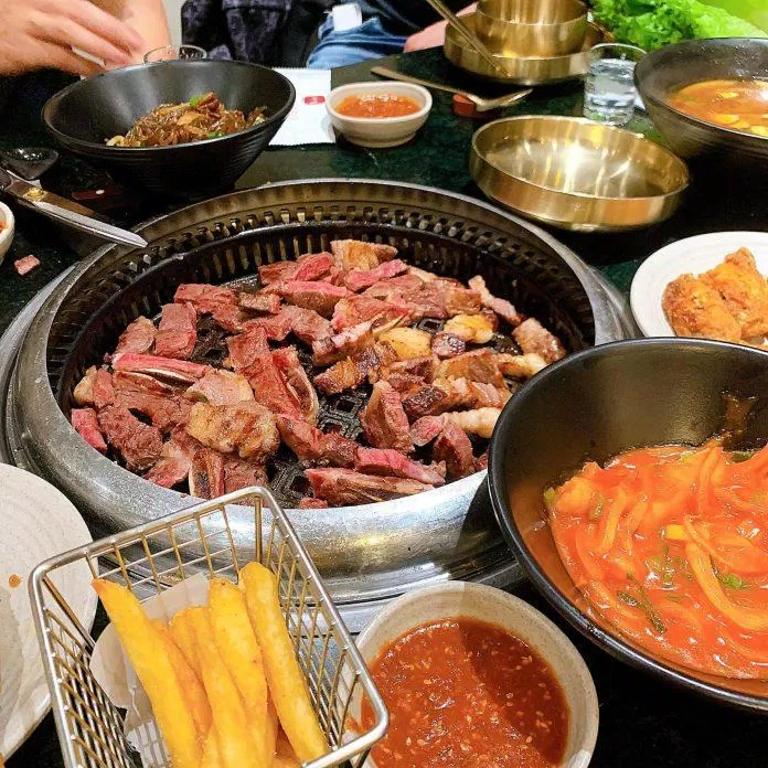 Các món ăn tại Nhà hàng buffet Sajang BBQ (Ảnh Internet)
