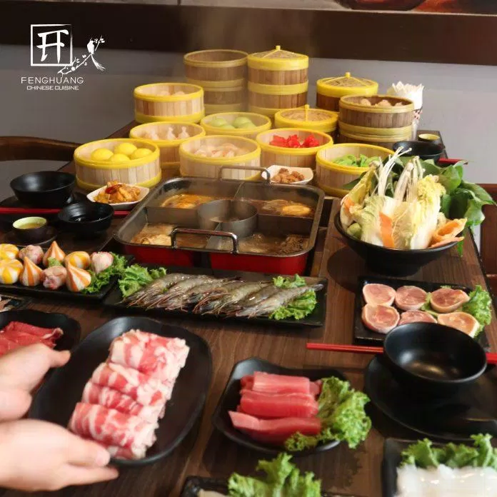 Các món ăn tại Nhà hàng buffet Feng Huang (Ảnh Feng Huang)