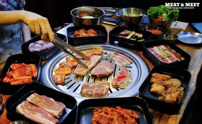 Các món ăn tại Nhà hàng buffet Meat & Meet (Ảnh Meat & Meet BBQ)