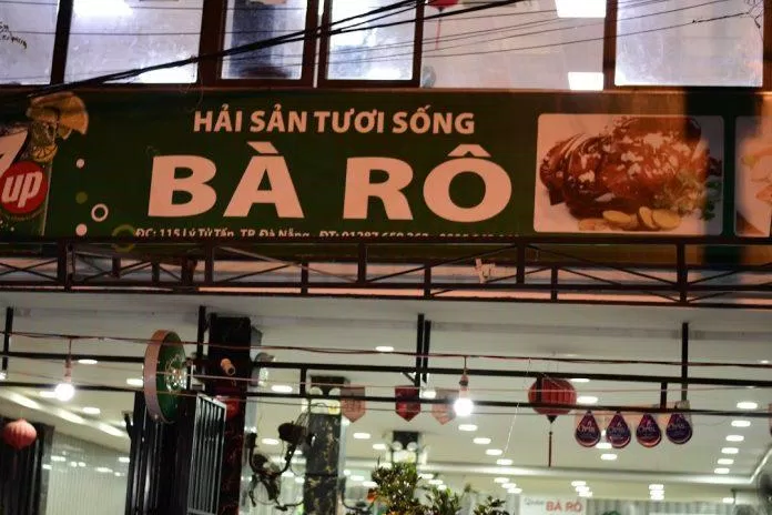 Nhà hàng hải sản tươi sống Bà Rô (ảnh: internet)