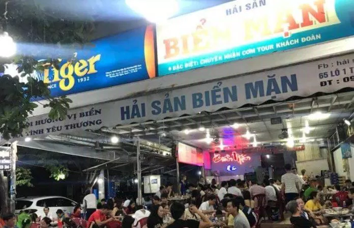 Nhà hàng hải sản bình dân Biển Mặn (ảnh: internet)