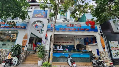 Nhà hàng Thế giới hải sản Trần Kim Xuyến được thiết kế tựa như một đại dương thu nhỏ giữa lòng thủ đô (ảnh: internet)