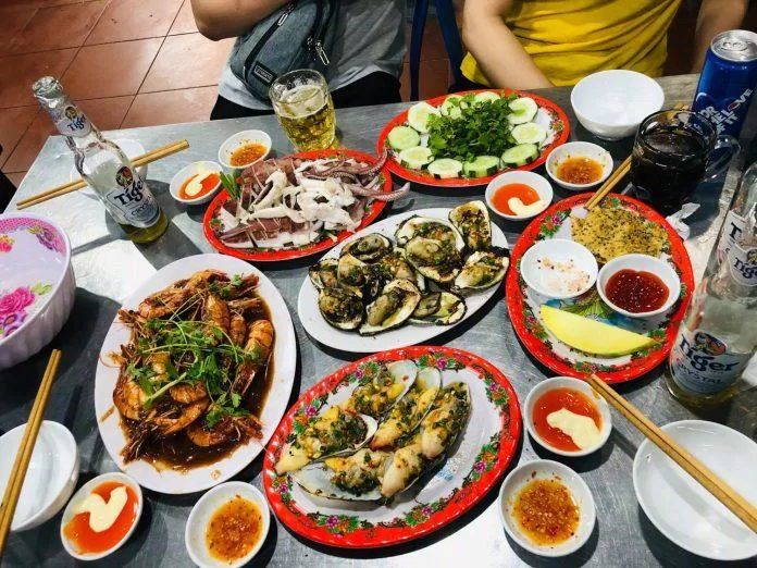 Thực đơn đa dạng của nhà hàng (ảnh: internet)
