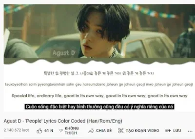 People - Agust D (Ảnh: Internet) People - Agust D (Ảnh: Internet)