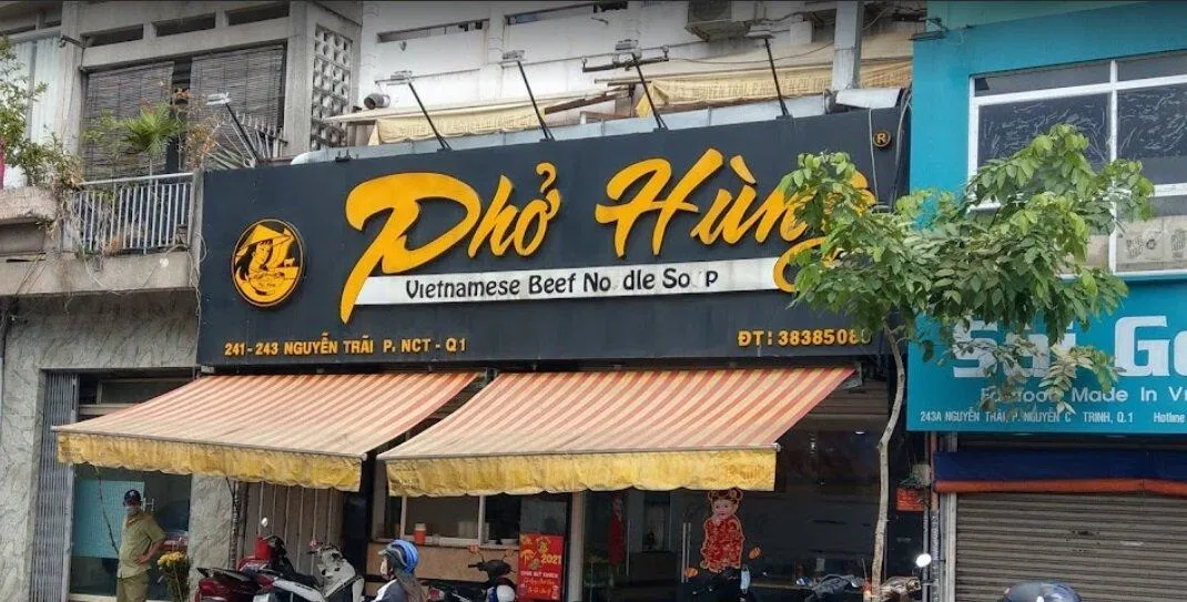 Quán Phở Hùng ở quận 1 (Ảnh: Internet)