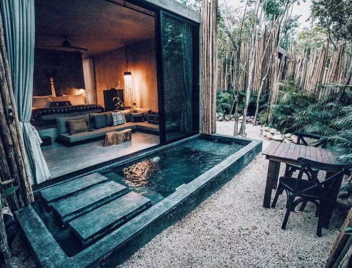 Phòng nghỉ khách sạn Bardo, Tulum (Ảnh: Internet) Phòng nghỉ khách sạn Bardo, Tulum (Ảnh: Internet)