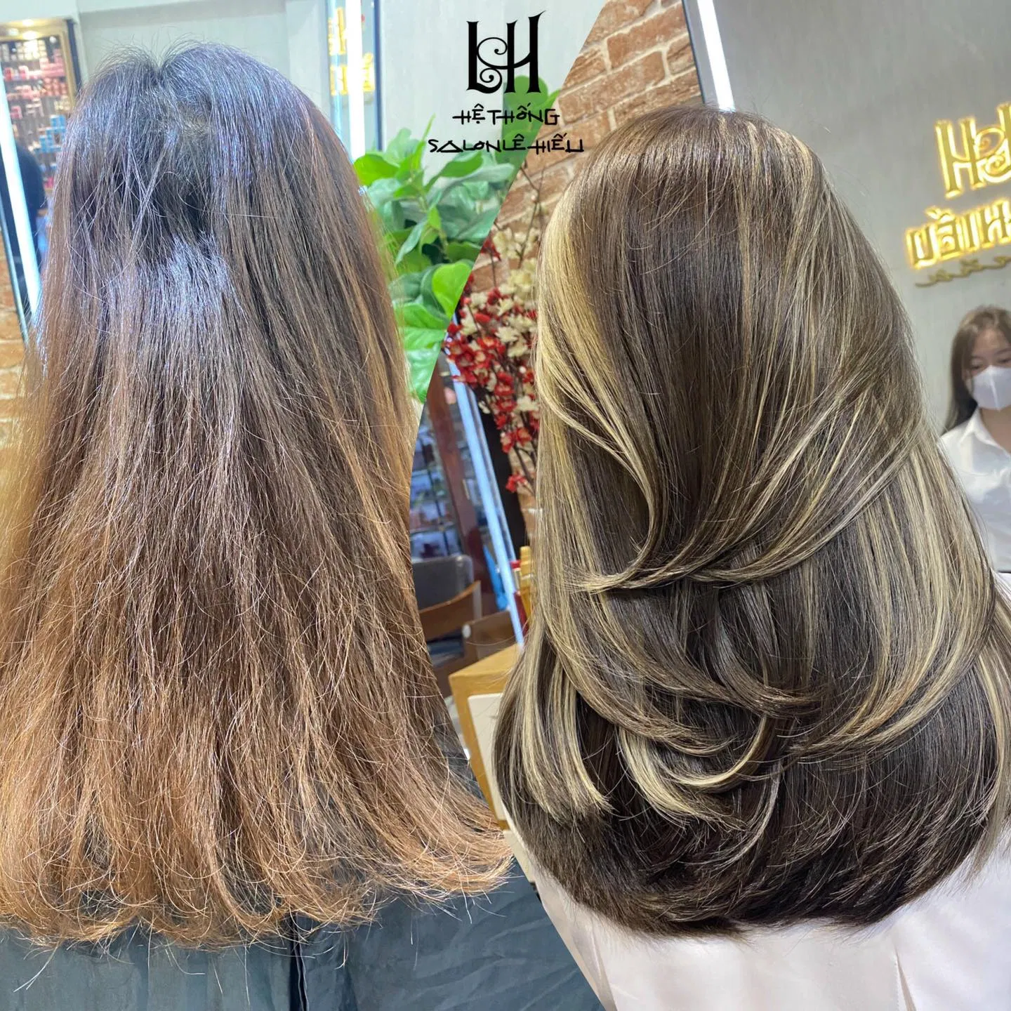 Một trường hợp phục hồi tóc tại Salon Lê Hiếu.