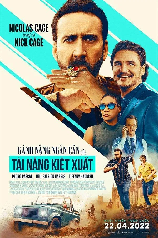 Poster phim Gánh nặng ngàn cân của tài năng kiệt xuất (Nguồn: Internet).
