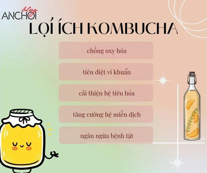 Kombucha mang lại rất nhiều lợi ích về sức khỏe và sắc đẹp làn da cho các bạn gái (nguồn: Serumi)