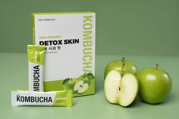 Green Pro Kombucha có thêm táo và mật ong (nguồn: internet)