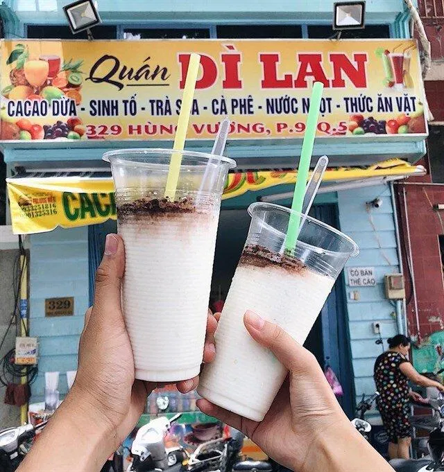Cacao dừa Dì Lan (ảnh: Internet)