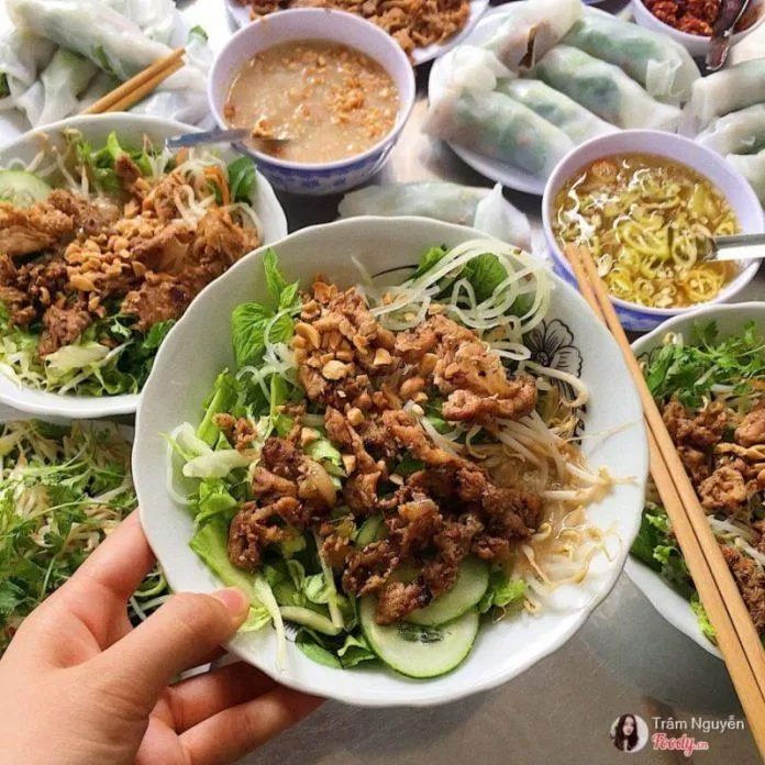 Bún thịt nướng. (Nguồn: Internet) Bún thịt nướng. (Nguồn: Internet)