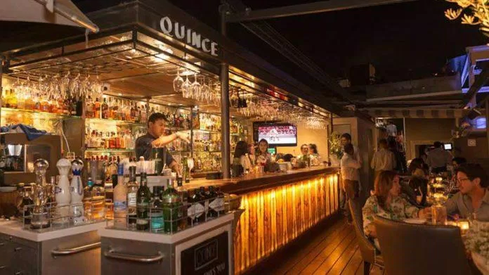 Quầy bar của Quince (Ảnh: Internet) Quầy bar của Quince (Ảnh: Internet)